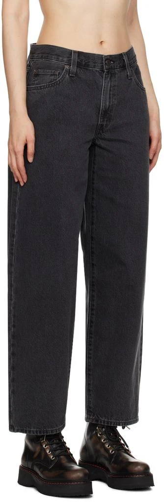 Levi's Black Baggy Dad Jeans 2