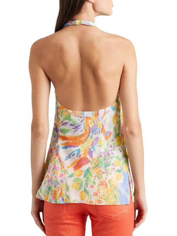 Ralph Lauren Darby Linen Voile Halter Top 2