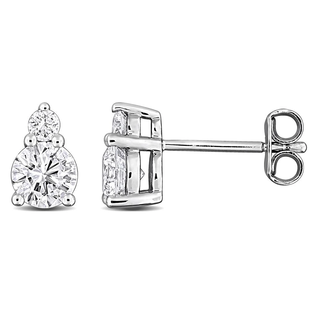 Mimi
Max Created Forever 1ct TW Lab-Grown Diamond Two-Stone Stud Earrings Sterling Silver