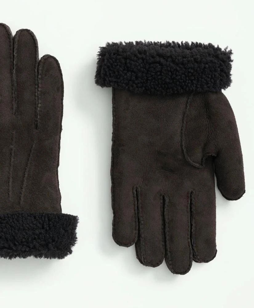 Brooks Brothers Shearling Sheepskin Gloves 2