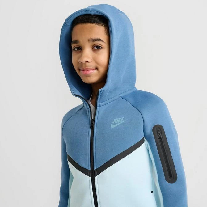 NIKE Boys' Nike Sportswear Tech Fleece Full-Zip Hoodie 5