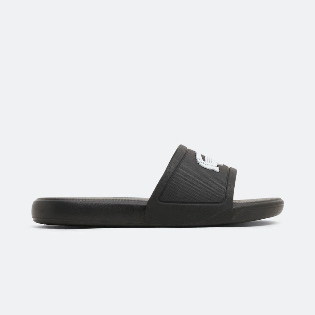 Lacoste Black Logo Toddler Slides 1