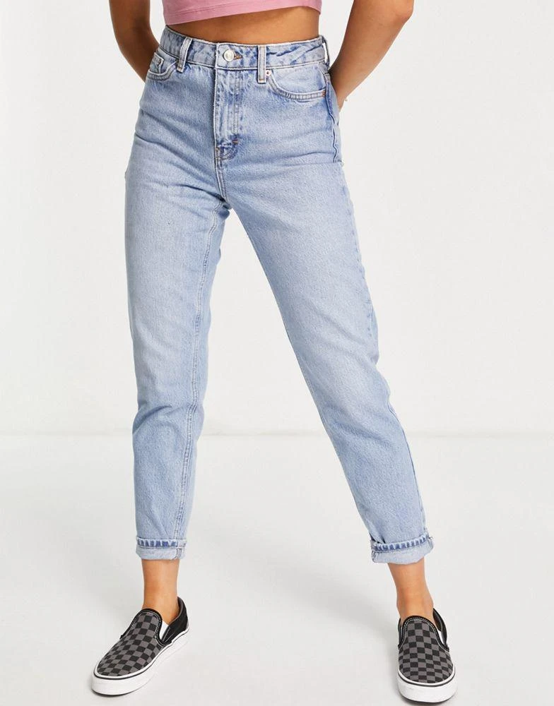 Topshop Topshop Original high rise Mom  jean in bleach 1