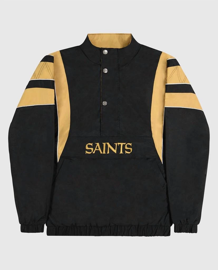 Starter Starter - Men's New Orleans Saints Pullover Half-zip Starter Jacket 1