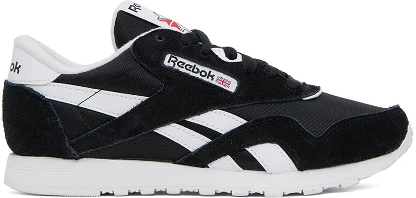 Reebok Black Classic Nylon Sneakers 1