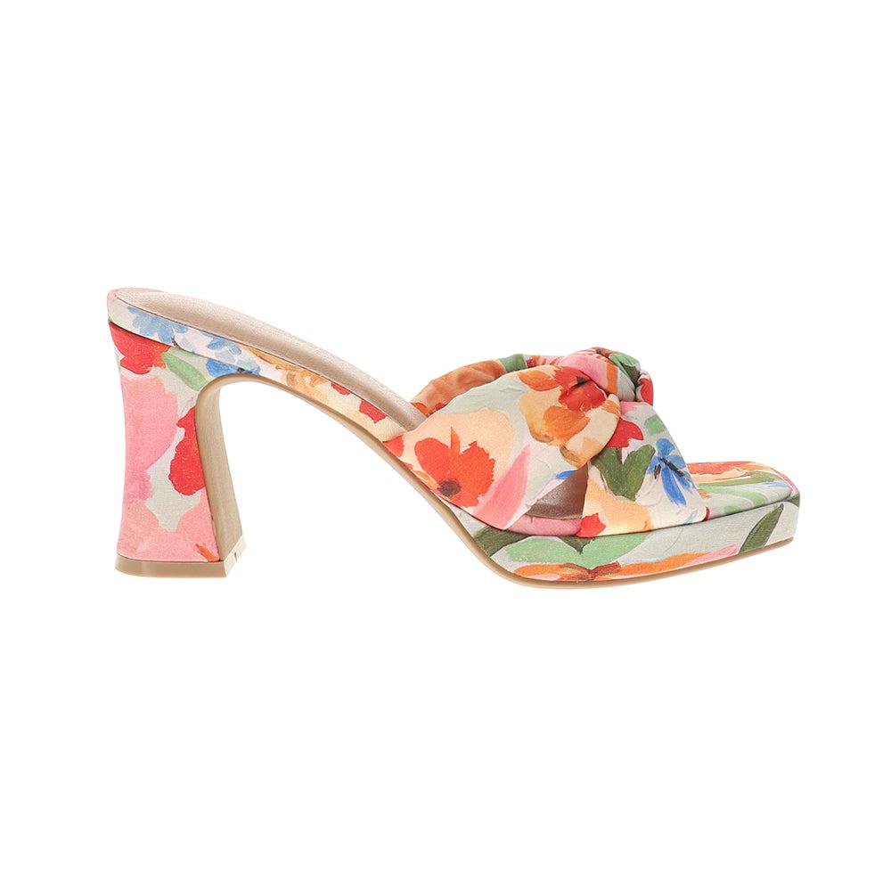 Chinese Laundry Gwinn Floral Block Heel Platform Sandals