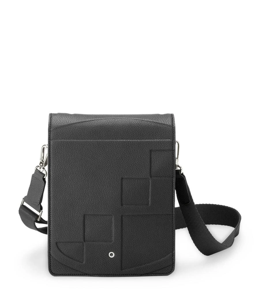 Graf von Faber-Castell Small Leather Cashmere Messenger Bag 1