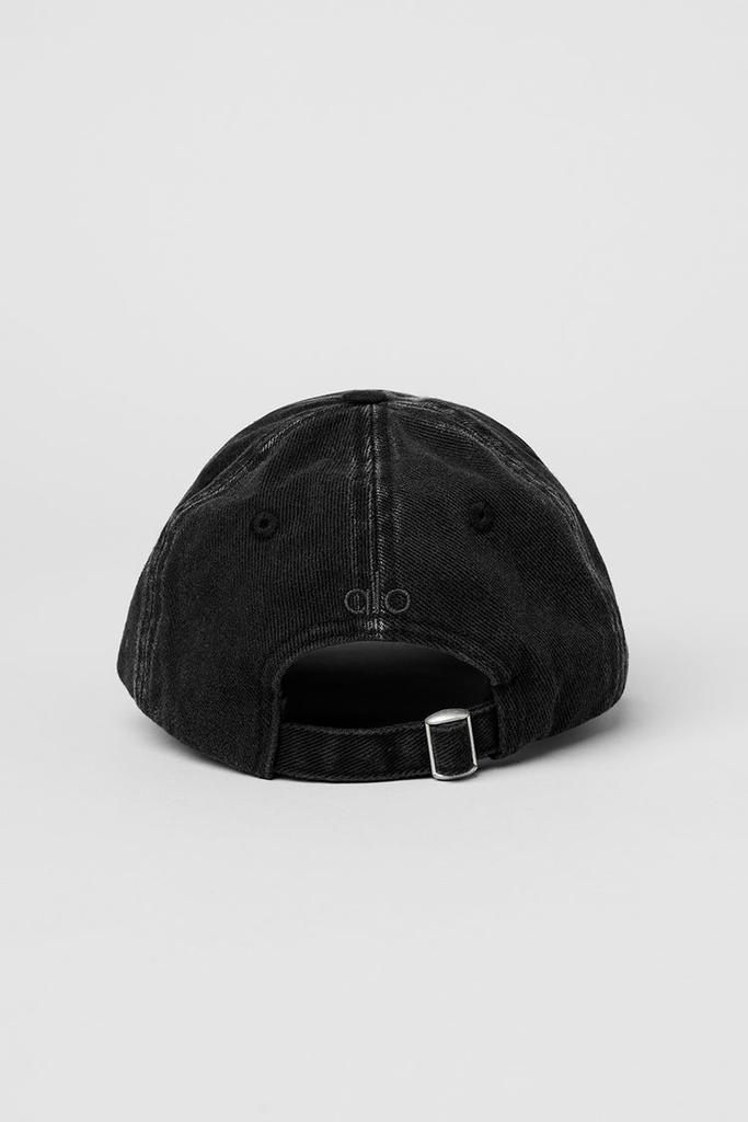 Alo Washed Off-Duty Cap - Vintage Black