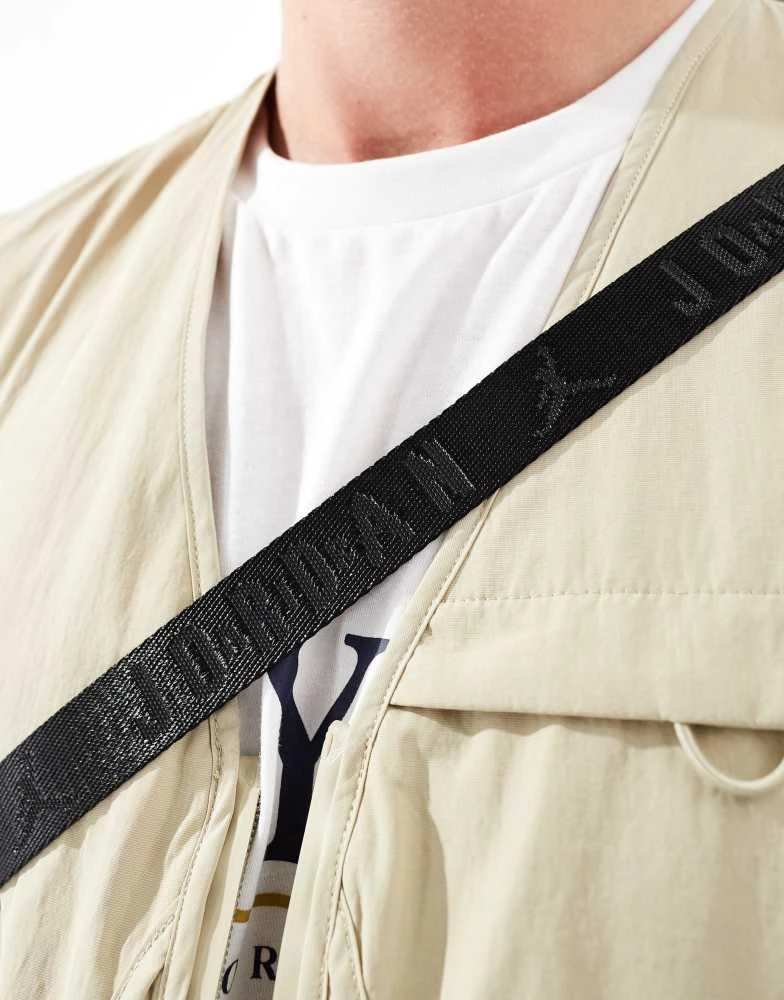 Jordan Jordan logo crossbody bag in blue 4