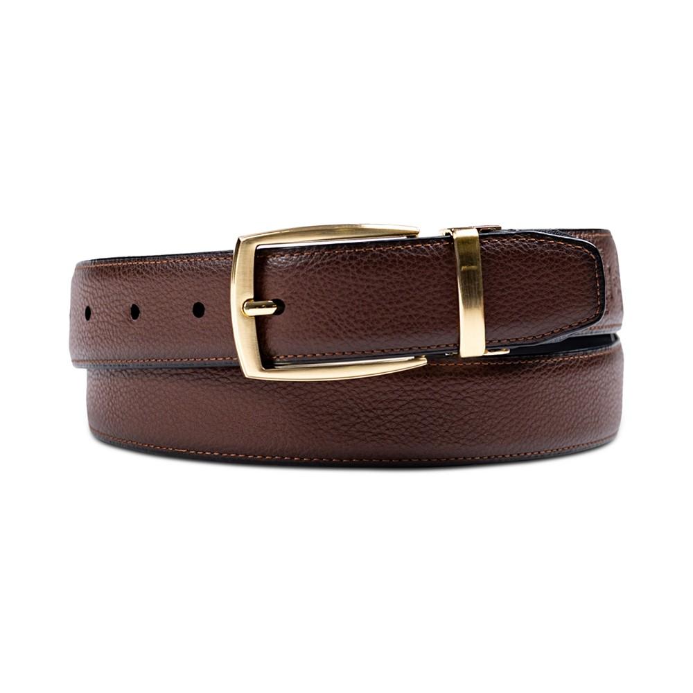 Club Room Men's Reversible Pebble Belt, Created for Macy's