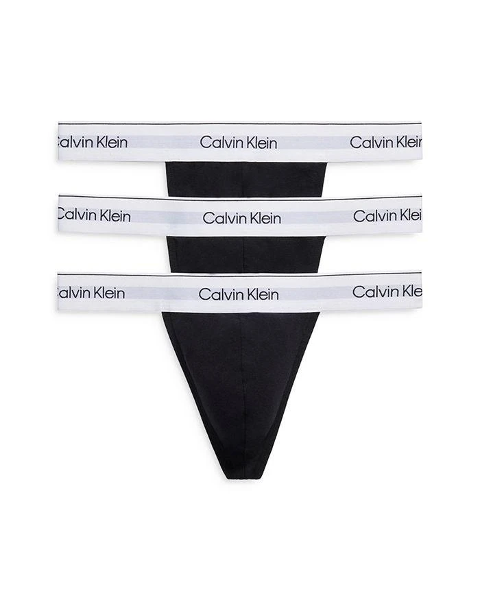 Calvin Klein Modern Cotton Stretch Thong, Pack of 3 1