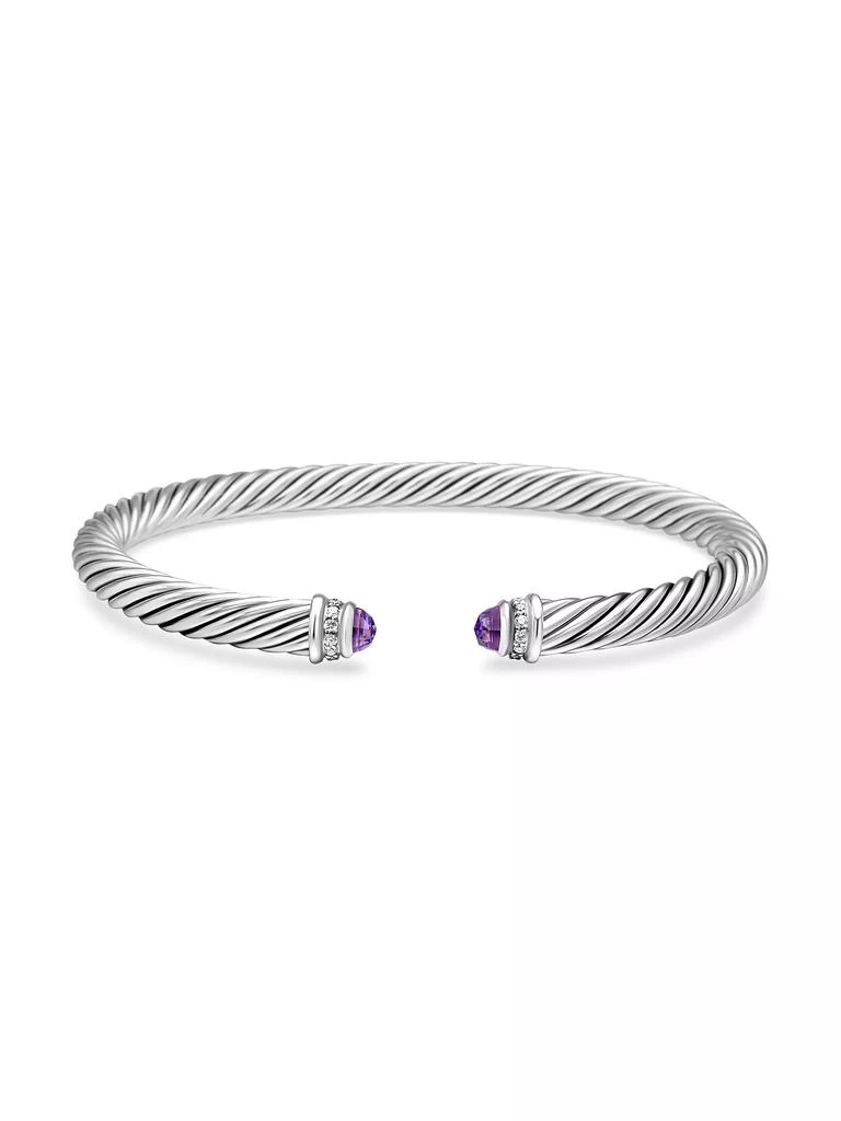 David Yurman Cable Classics Color Bracelet with Pavé Diamonds 5