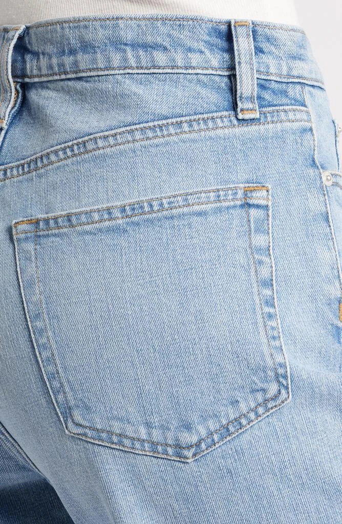 FRAME Le Jane Fray Hem Ankle Wide Leg Jeans 4