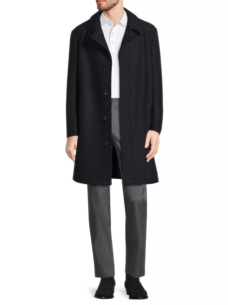 Cardinal of Canada Platinum Herringbone Wool-Blend Coat 2