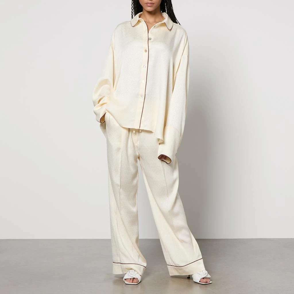 Sleeper Sleeper Pastelle Oversized Jacquard Trousers 3