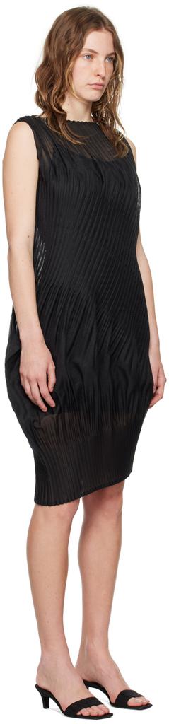 ISSEY MIYAKE Black Cumulus Mini Dress