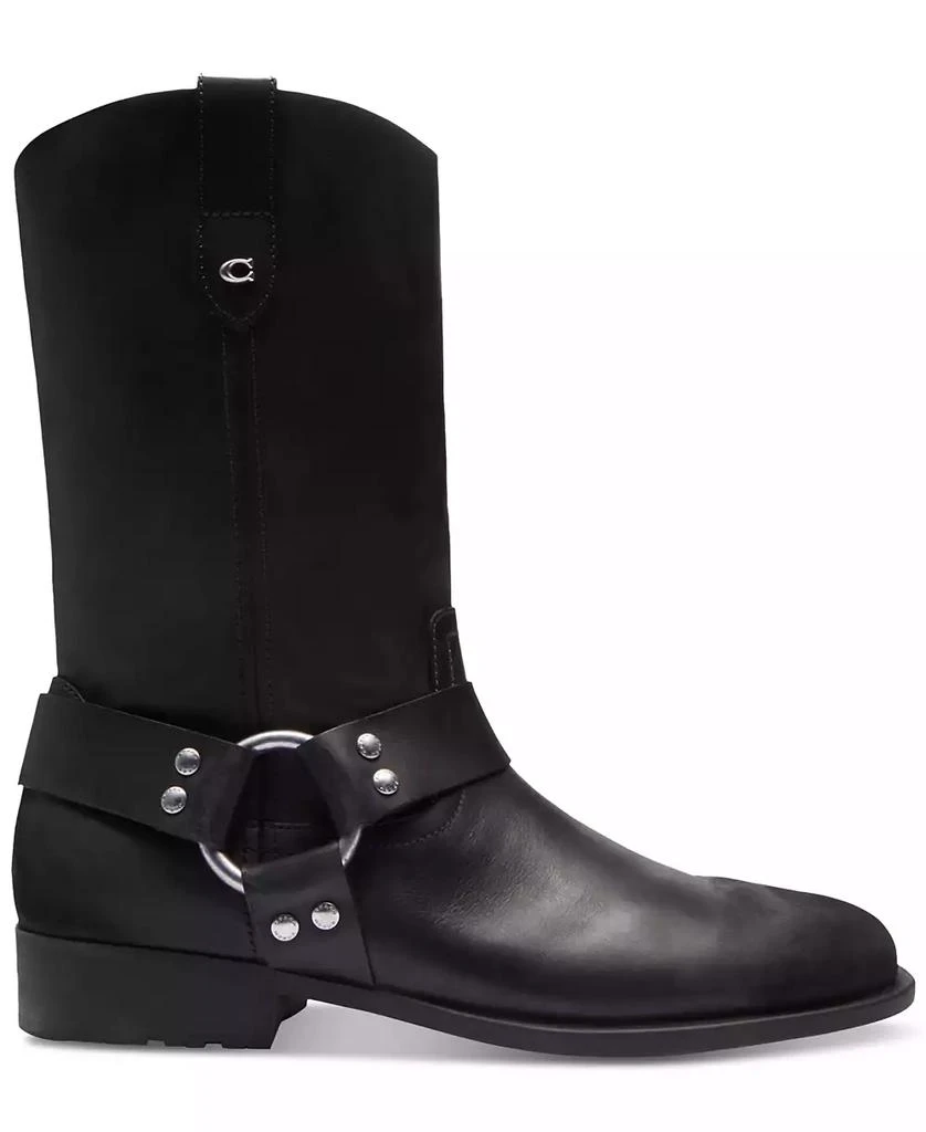 Coach Women's Tara Moto Pull-On Harness Biker Boots 7