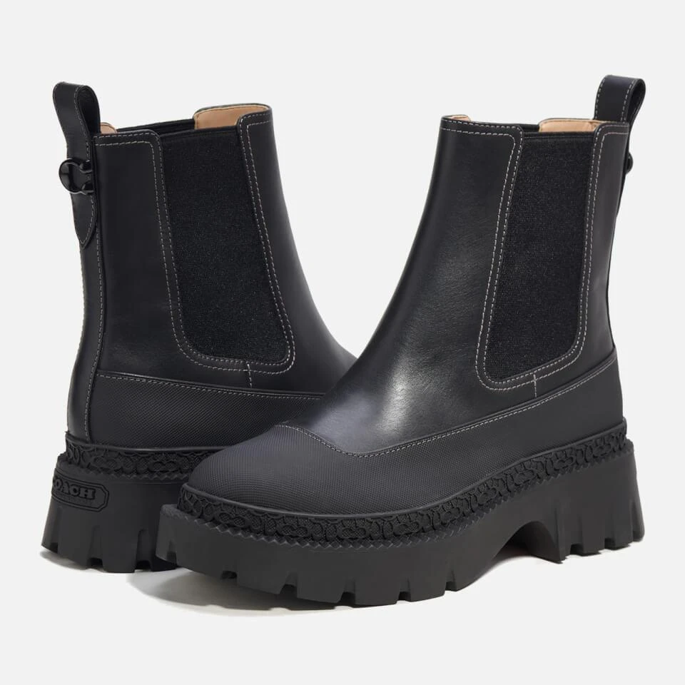 Coach COACH JAYLA LEATHER CHELSEA BOOTS 3