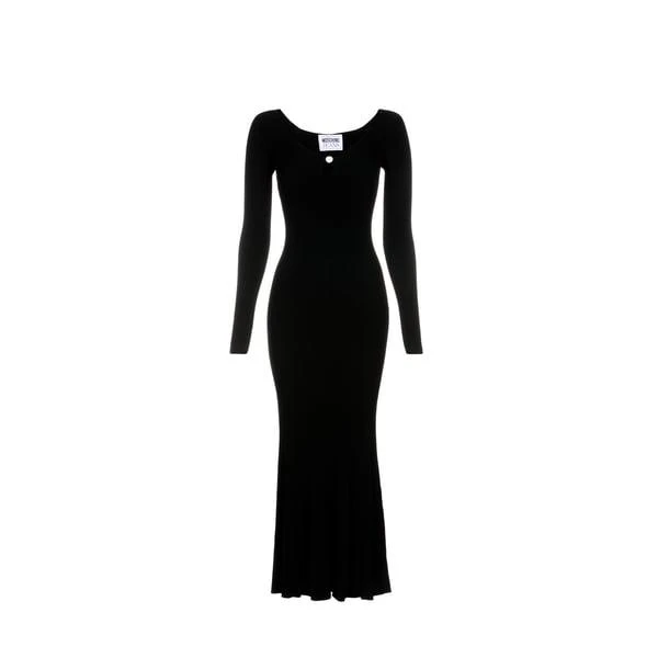 Moschino Jeans Ribbed knit maxi dress 1