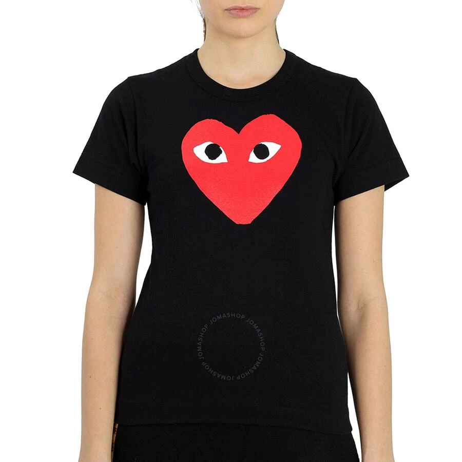 Comme des Garcons Ladies Short-sleeve Big Heart Print T-shirt 1