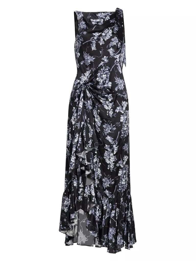 Cinq à Sept Anwen Floral Silk Midi-Dress 1