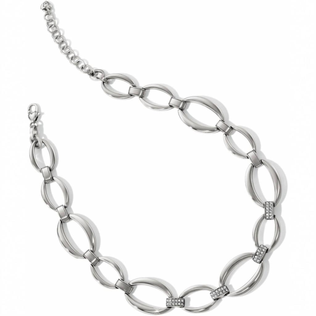 Brighton Meridian Swing Statement Necklace In Silver