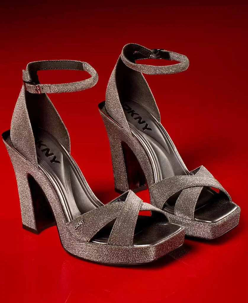 DKNY Women's Linda Strappy Square-Toe Sandals 6