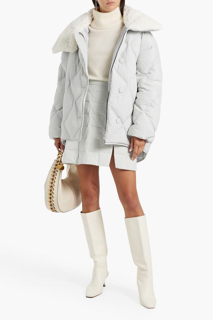IENKI IENKI Queen J faux shearling-trimmed quilted shell down jacket