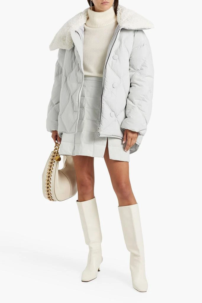 IENKI IENKI Queen J faux shearling-trimmed quilted shell down jacket 2
