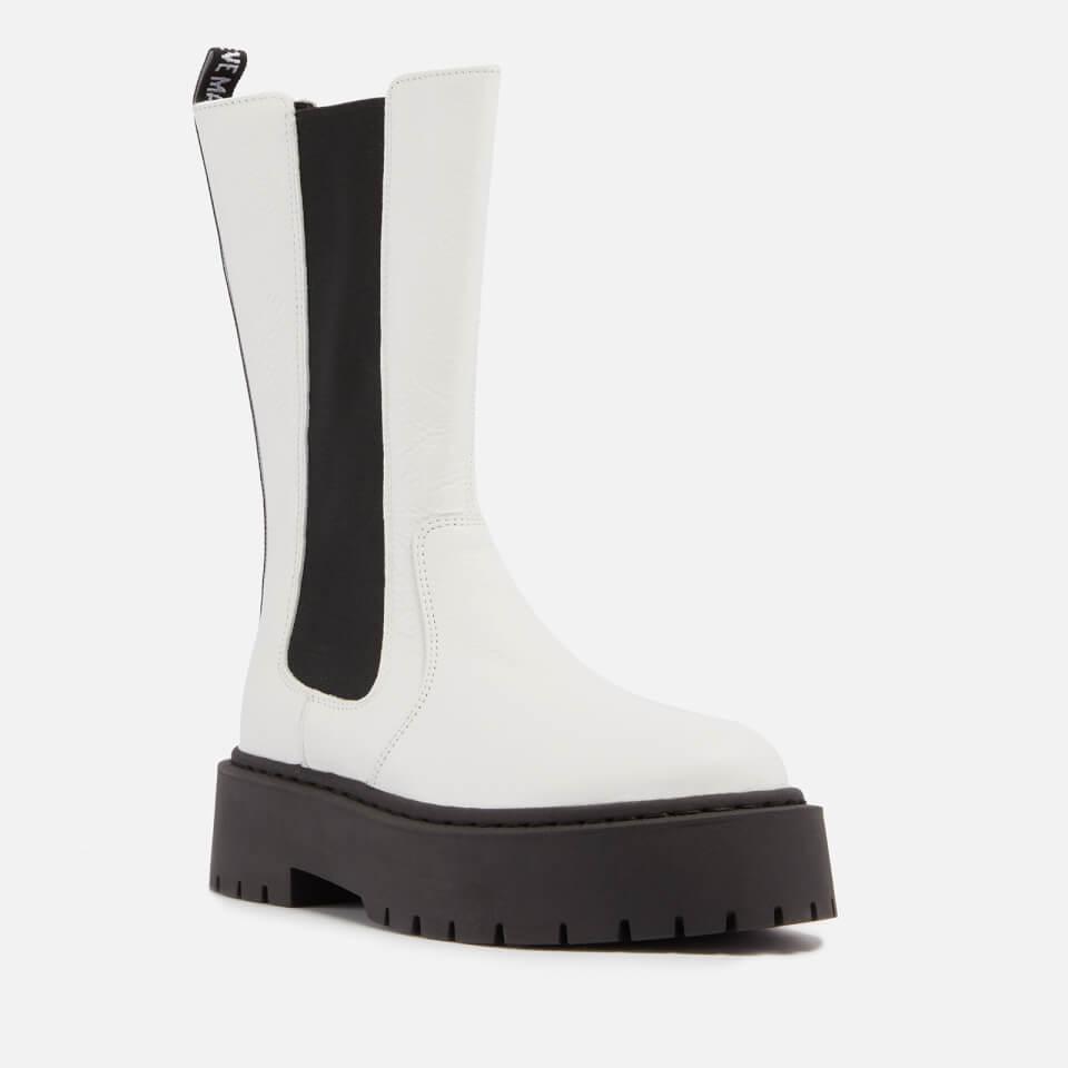 Steve Madden STEVE MADDEN VIVIANNE LEATHER CHELSEA BOOTS