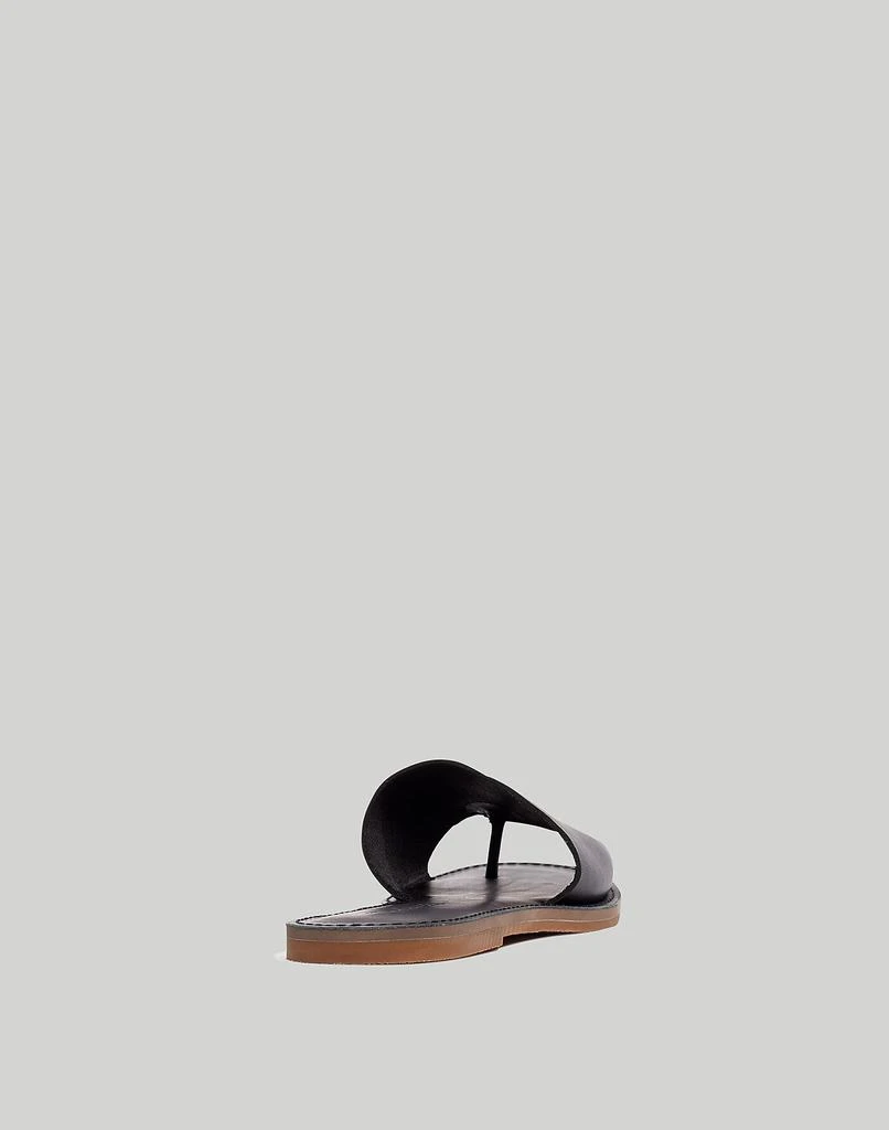 Madewell The Boardwalk Post Slide Sandal in Leather 3