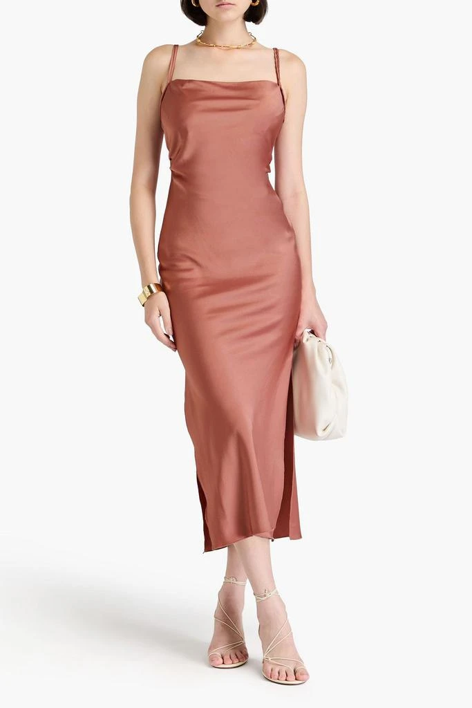 Nanushka Satin midi dress 2