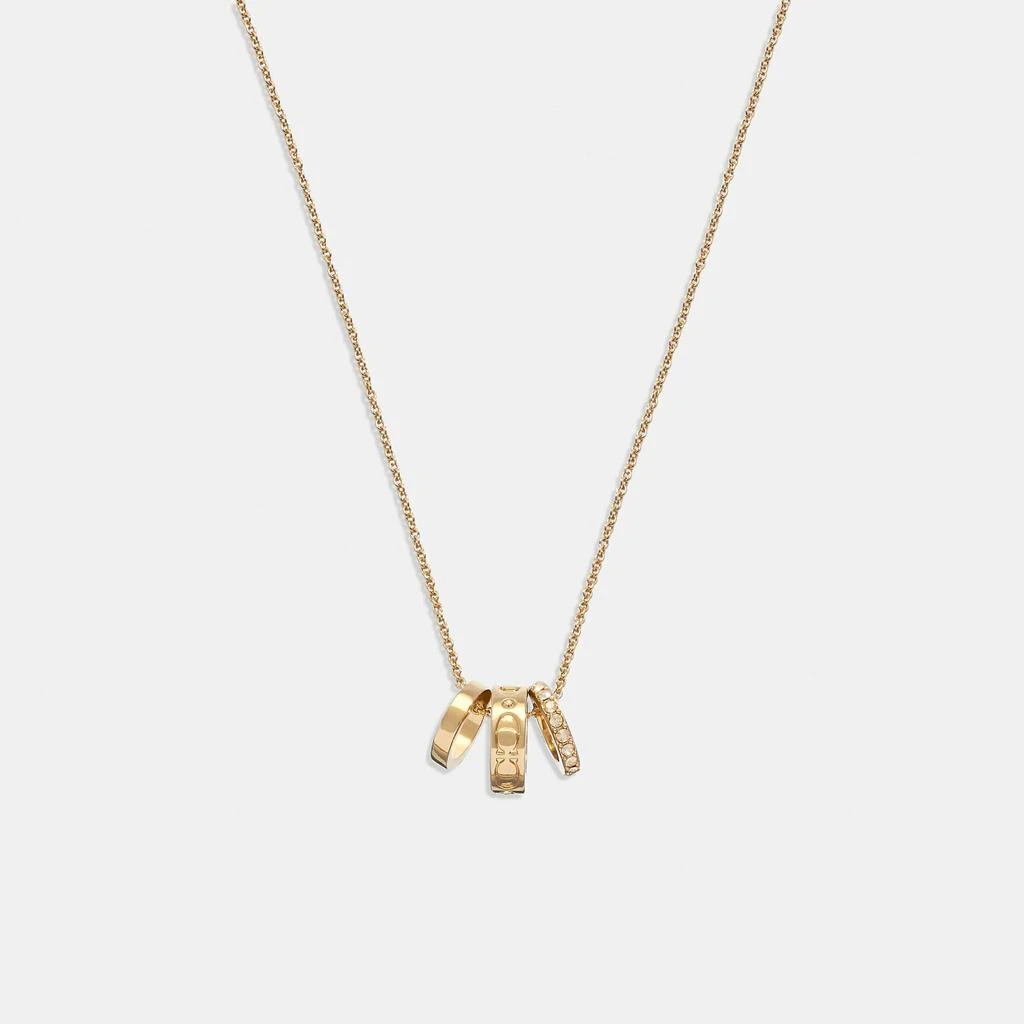 Coach Signature Rondell Necklace 3