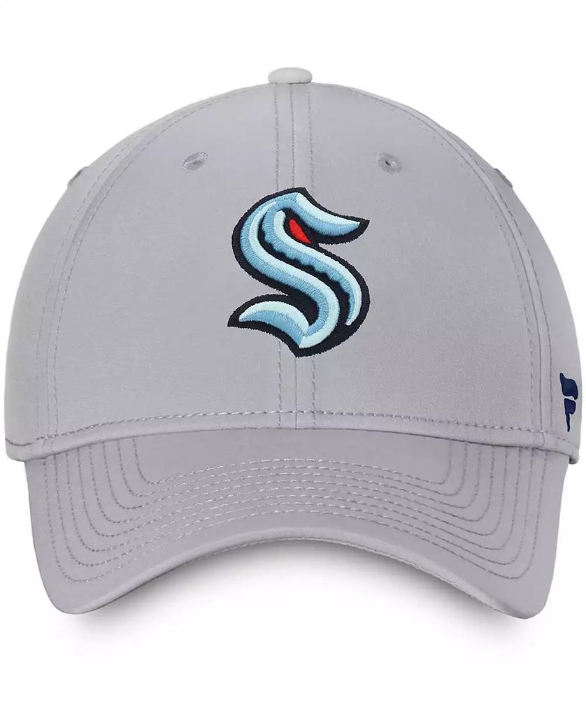 Authentic NHL Headwear Fanatics Branded Men's Seattle Kraken Primary Logo Flex Cap