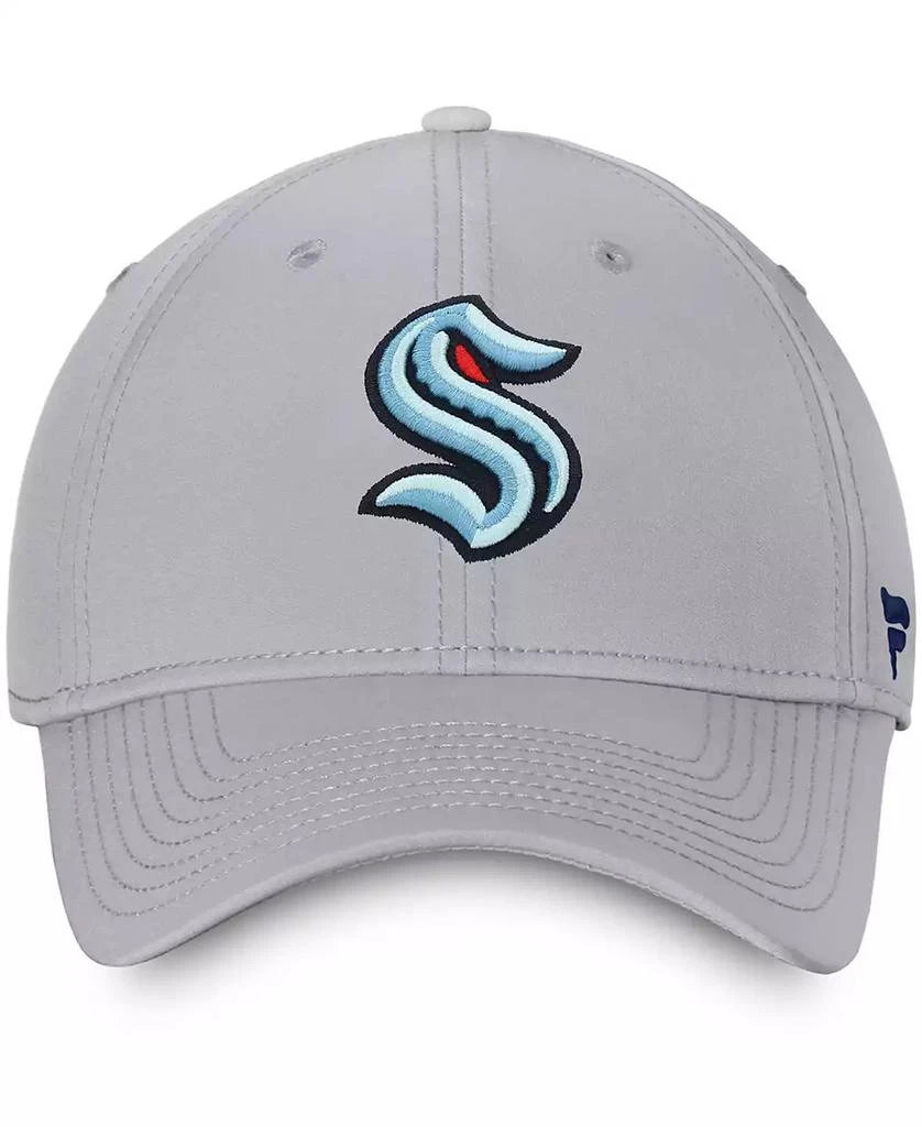 Authentic NHL Headwear Fanatics Branded Men's Seattle Kraken Primary Logo Flex Cap 2