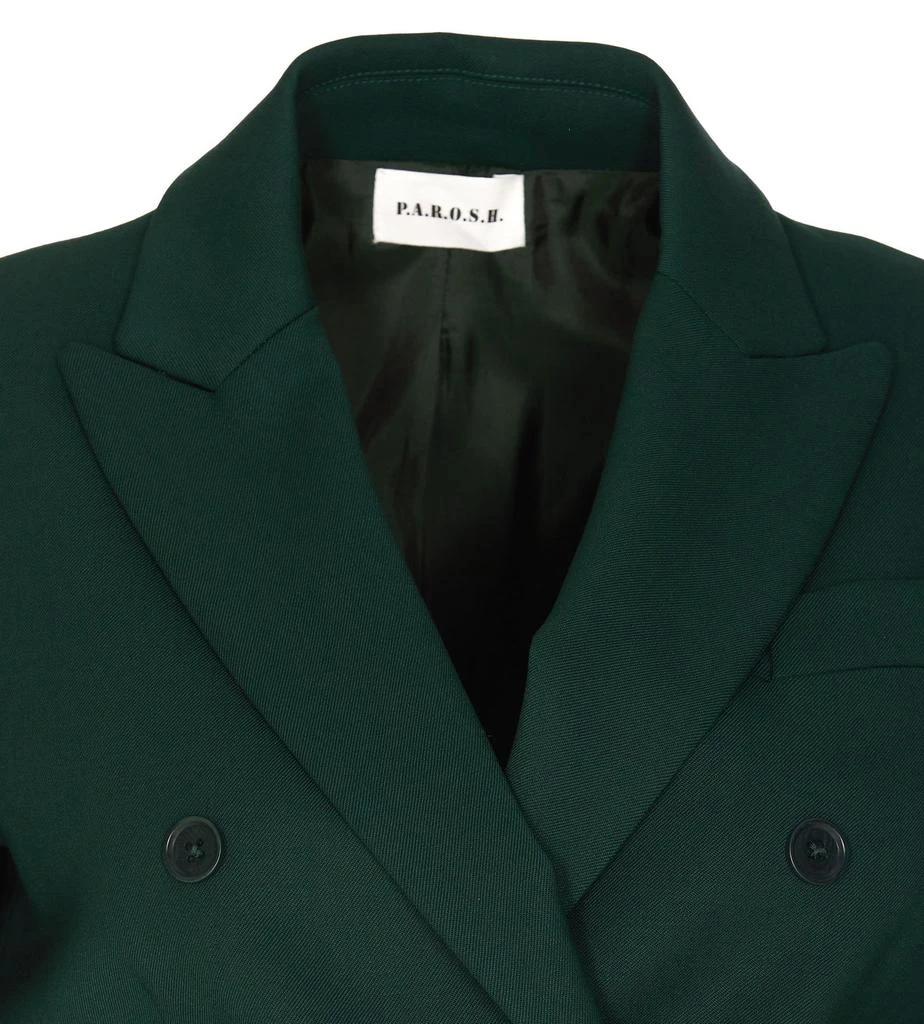 P.A.R.O.S.H. P.A.R.O.S.H. Double-Breasted Cropped Blazer 3