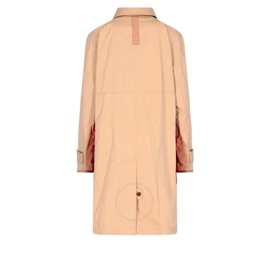 Junya Watanabe Orange X Beige Color Block Trench Coat