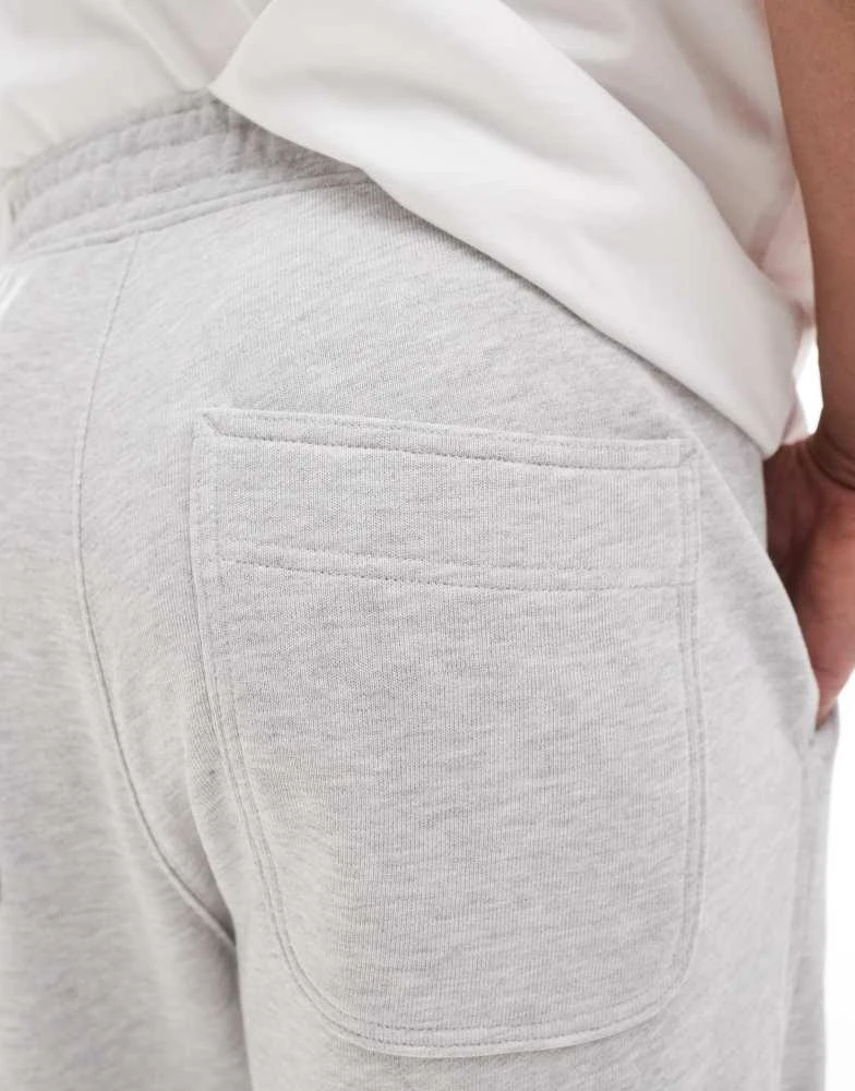 Weekday Weekday Astro wide leg joggers in grey melange 4