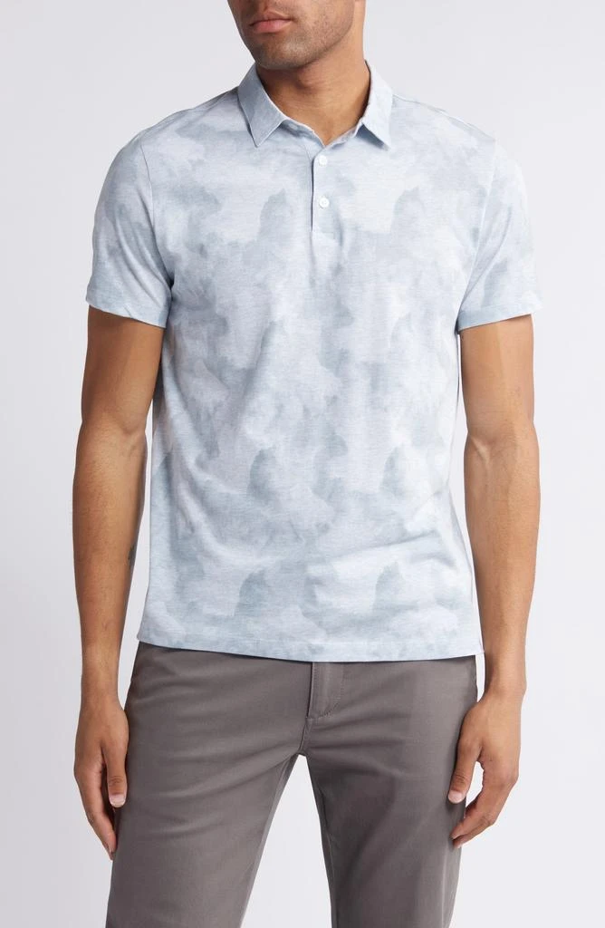 Robert Barakett Laing Slim Fit Cloud Print Polo 1