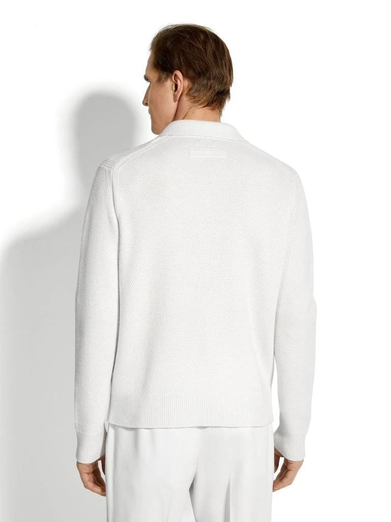 Zegna Zegna Oasi Knitted Polo Shirt 3