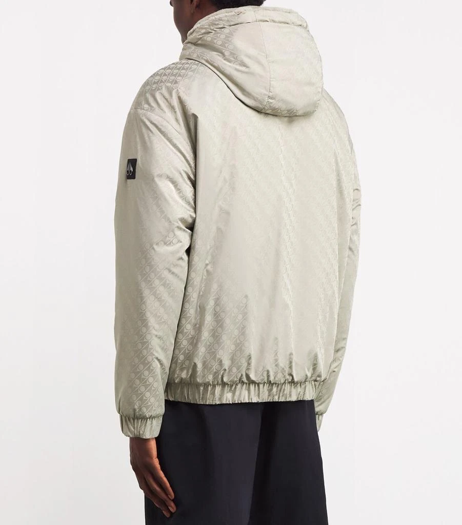Moose Knuckles Reversible Monogram Bunny Bomber Jacket 4