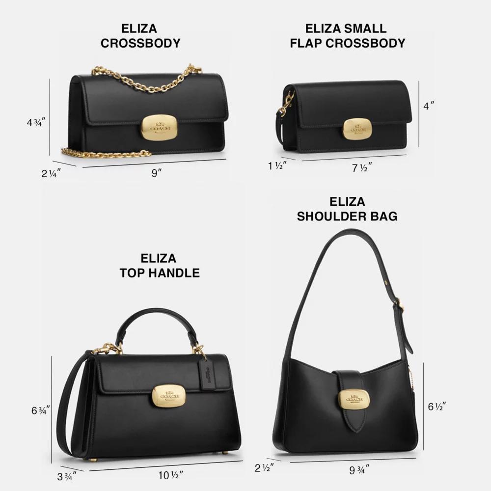 Coach Eliza Shoulder Bag With Leather Covered Closure