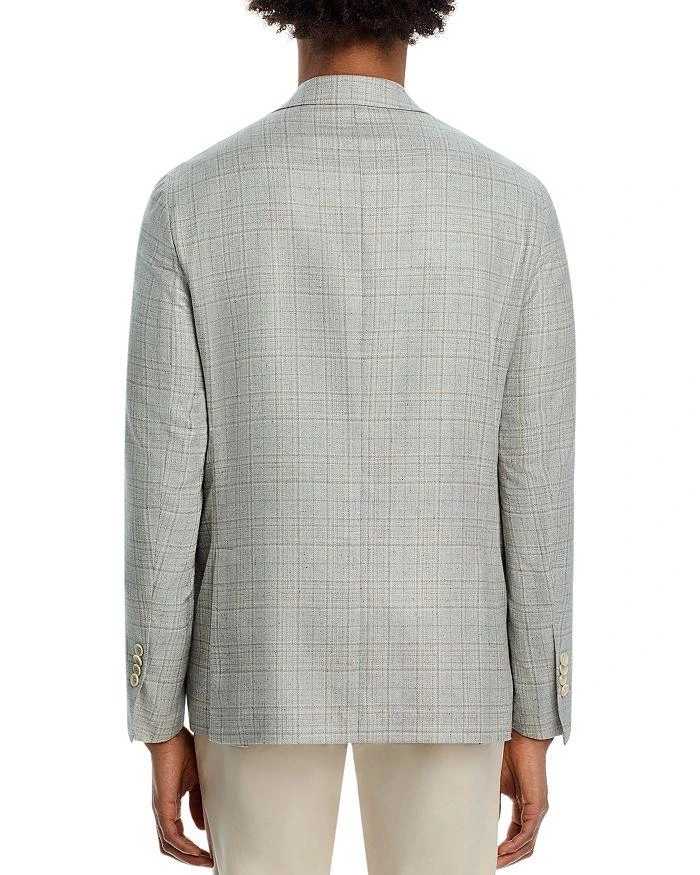 Jack Victor Silk 
Wool Plaid Regular Fit Sport Coat 3