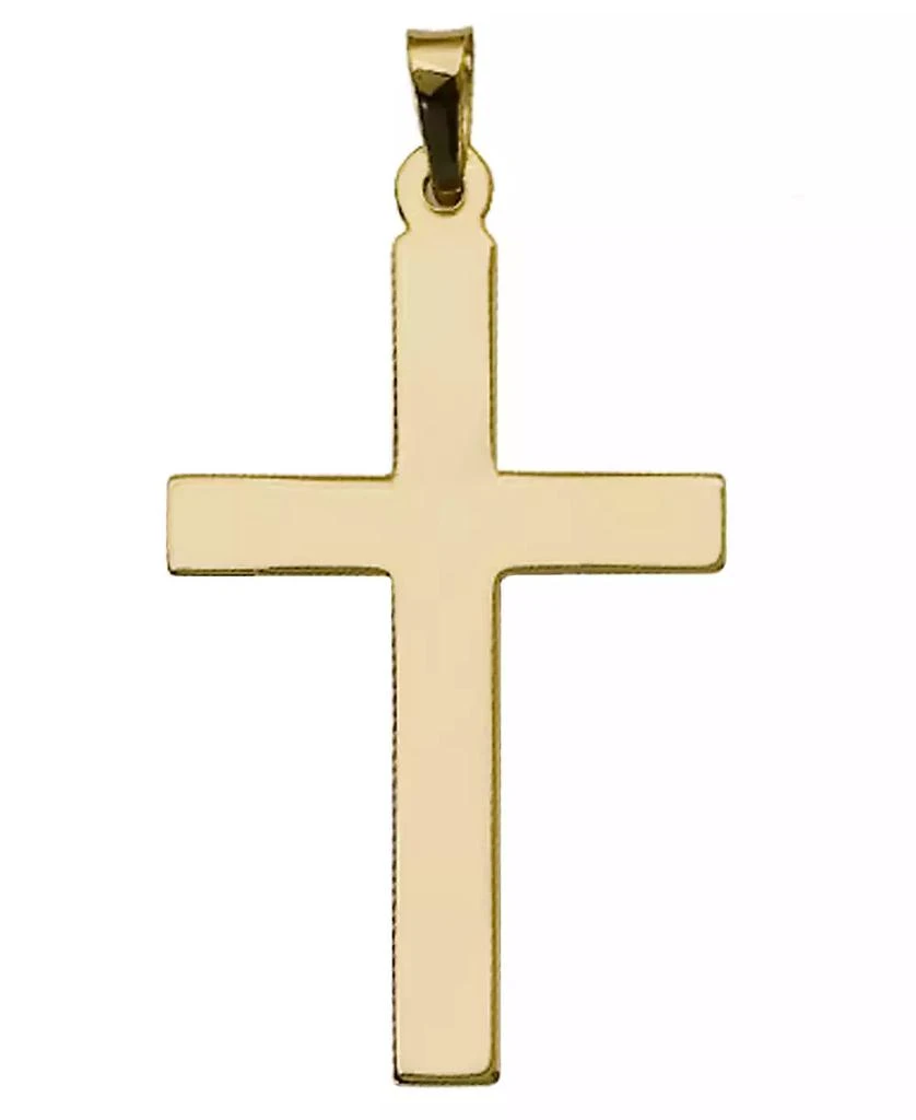 Macy's Cross Pendant in 14k Yellow Gold 1