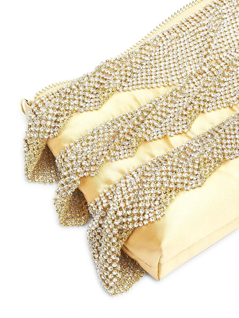 Whiting 
Davis Chloe Brass Mesh Crossbody Bag 5
