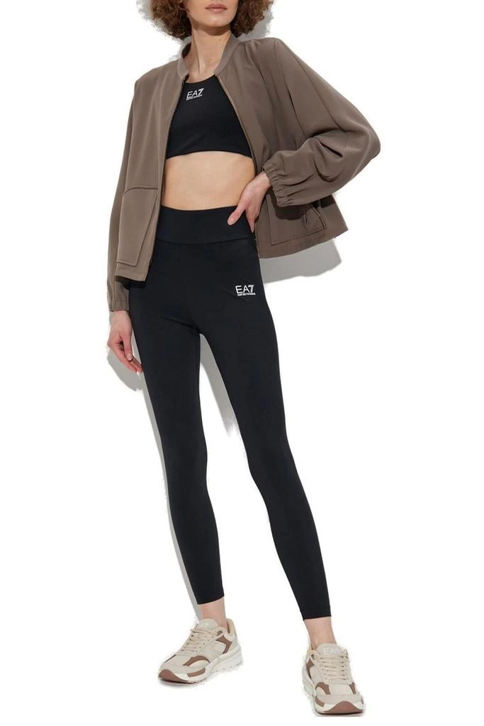 EA7 EMPORIO ARMANI Ea7 Emporio Armani Cropped Training Top 4