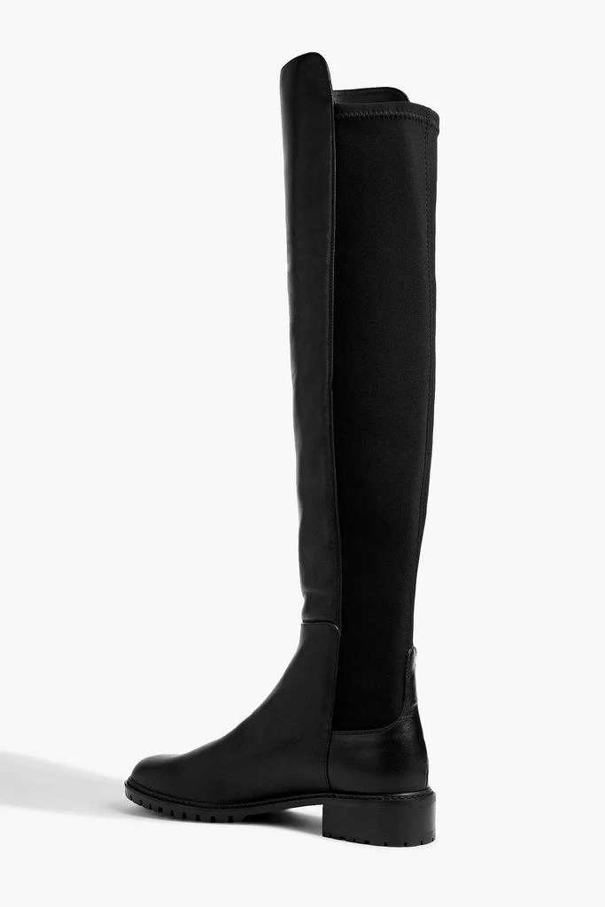 STUART WEITZMAN Keelan leather and neoprene over-the-knee boots 4