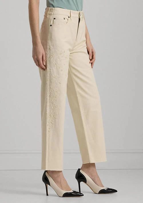 Ralph Lauren Ralph Lauren High Rise Relaxed Cropped Jeans 2