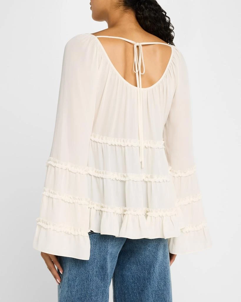 Cinq a Sept Sunnina Long-Sleeve Ruffle Top 3