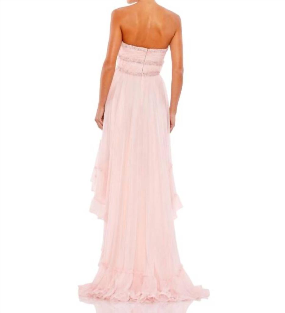 Mac Duggal Mac Duggal - Strapless High Low Gown